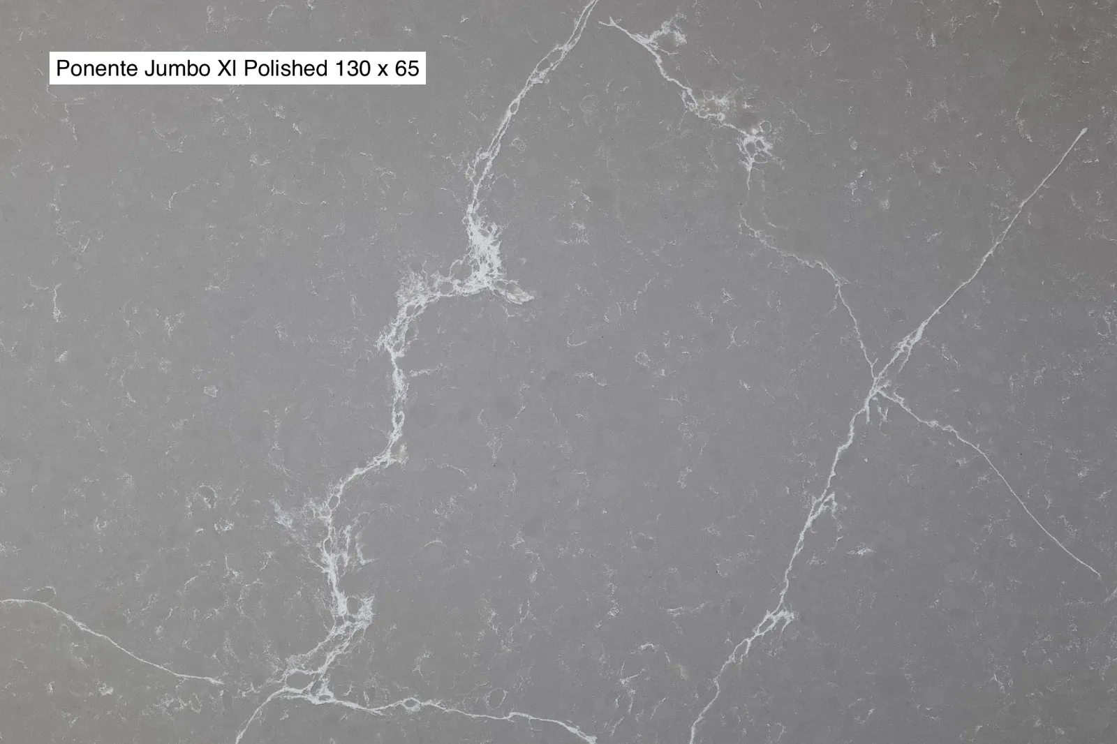 Ponente Grey Quartz Slab Photo 2
