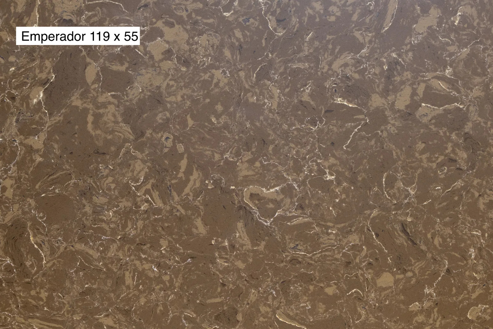 Emperador Quartz Slab Photo 2