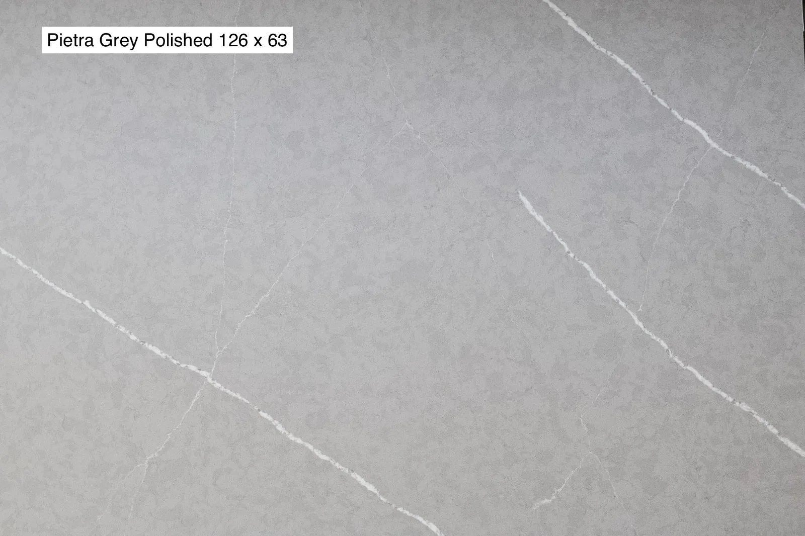 Pietra Grey Quartz Slab Photo 2