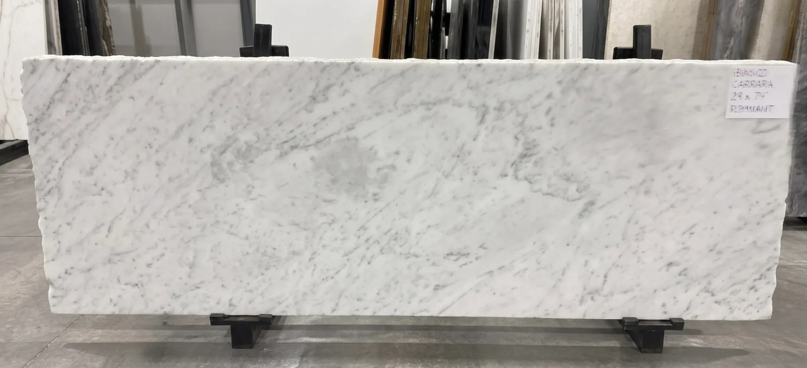 bianco white carrera Marble Remnants remnant available at Verified seller in Sun Valley