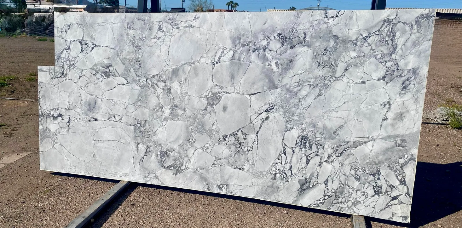Brazilian Natural Super White Marble Slab Marble Remnants remnant available at Verified seller in North Hollywood