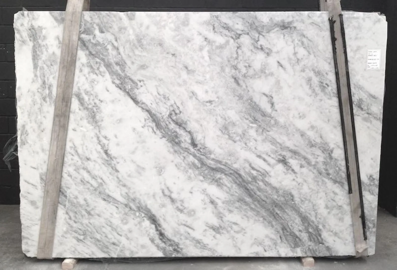 Brazilian Carrara Marble Marble slab available at Verified seller in Sun Valley