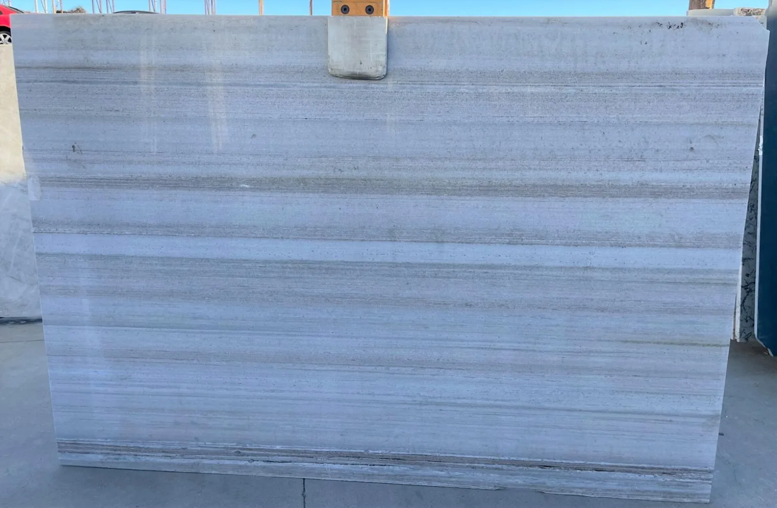 Rainbow White Marble Marble slab available at Verified seller in Sun Valley