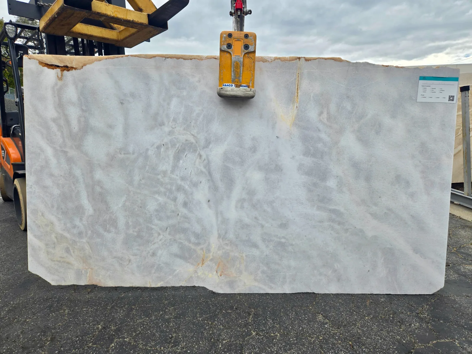 Ibiza White Marble Slab in van nuys, Los Angeles