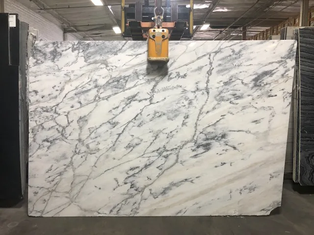 White Tiger - Polished Marble Marble slab available at Verified seller in The Stone Industry