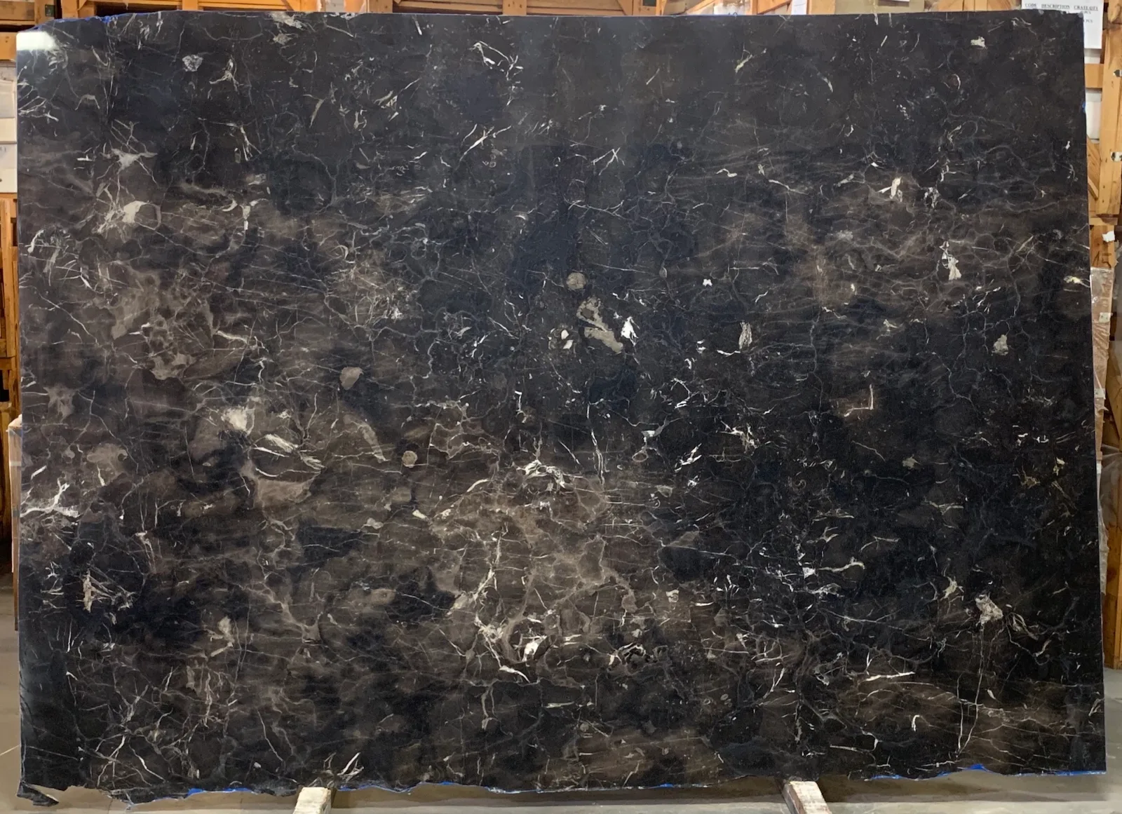 Dark Emperador Marble Marble slab available at Verified seller in The Stone Industry