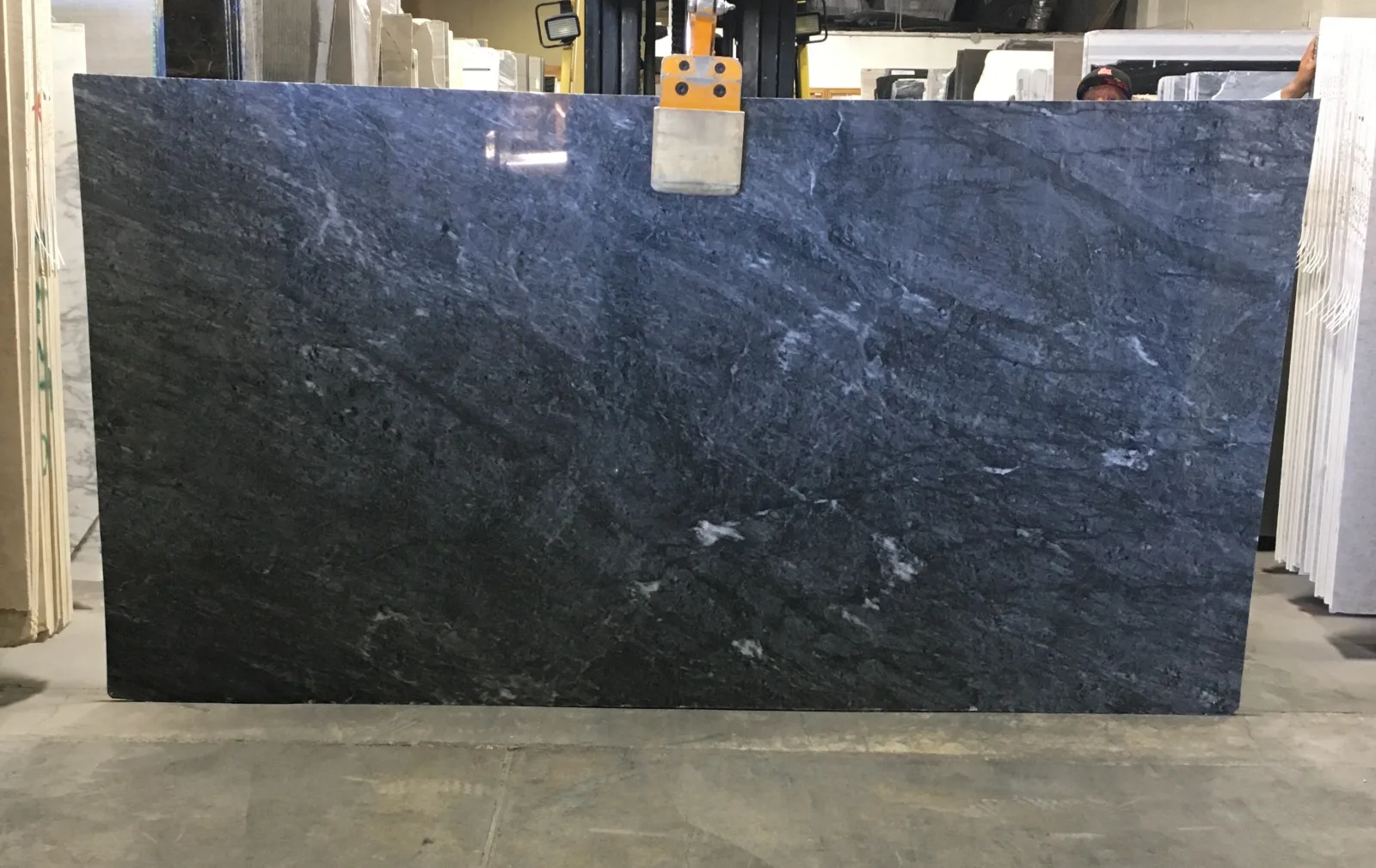 Sapphire Dark Marble Marble slab available at Verified seller in The Stone Industry