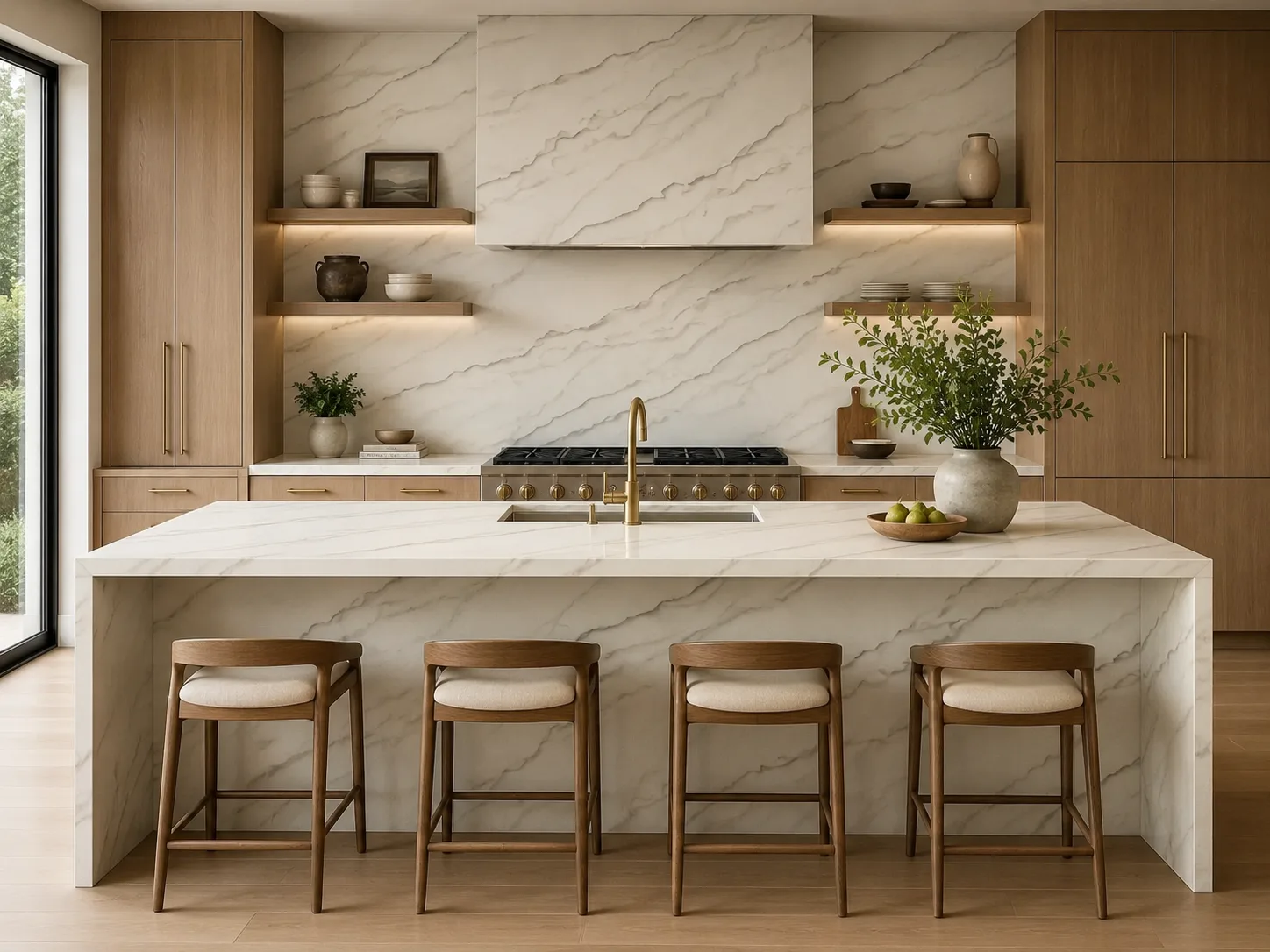 Calacatta Quartzite — Kitchen Inspiration