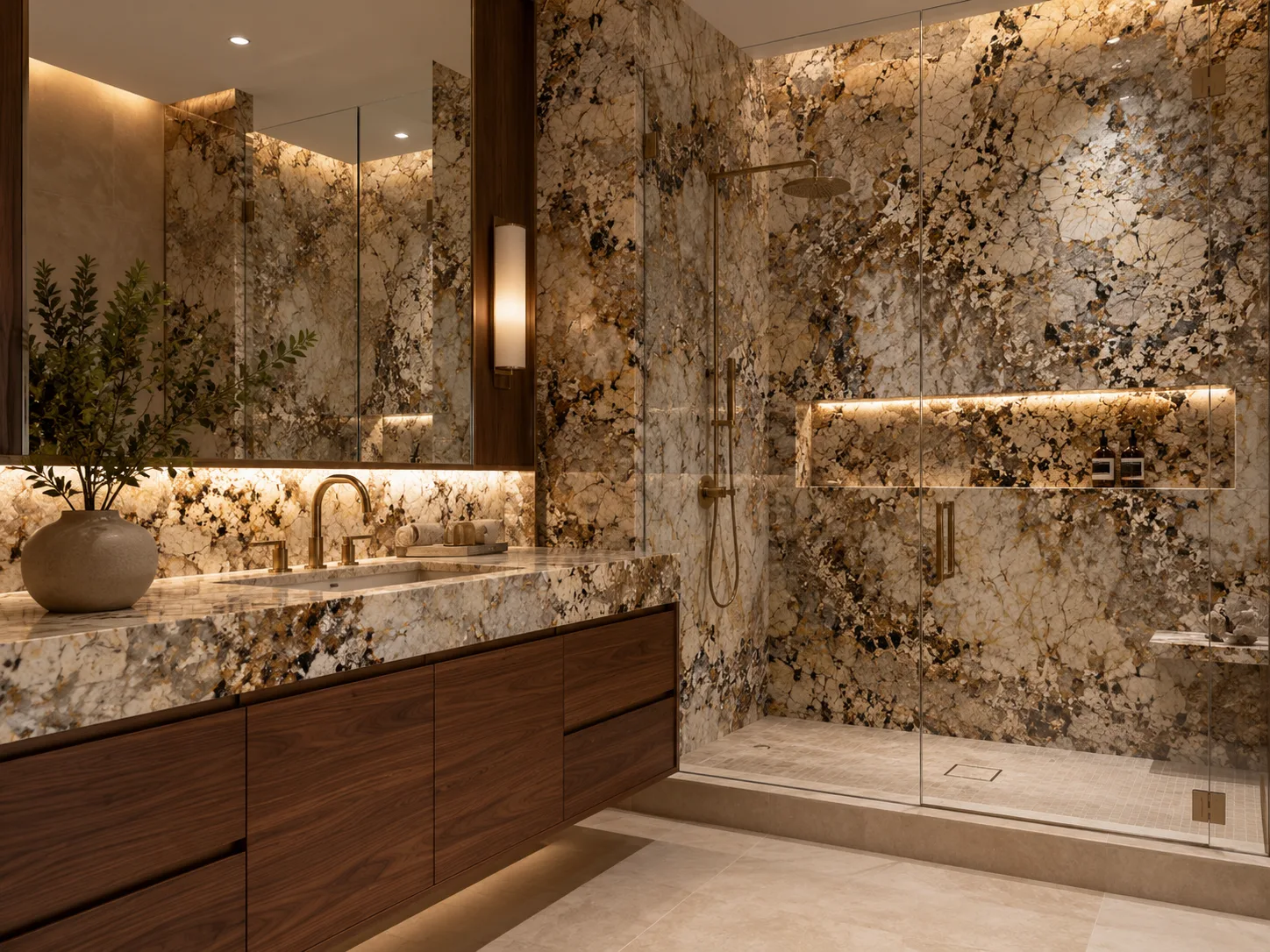 Patagonia Quartzite — Bathroom Inspiration