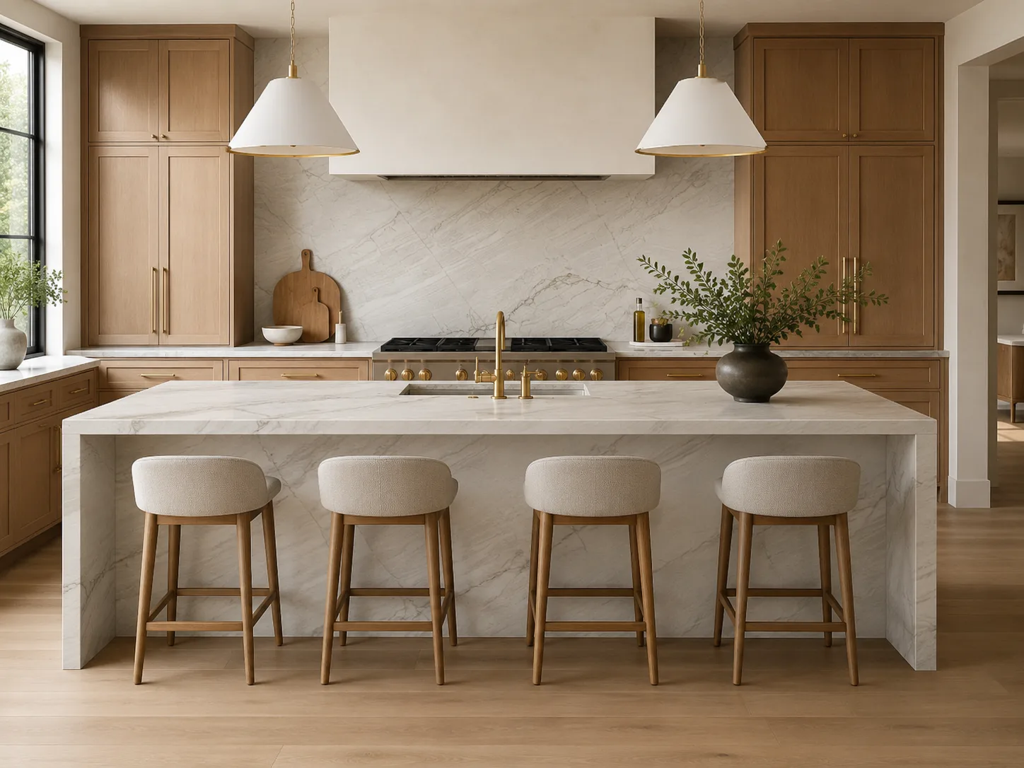 Sea Pearl Quartzite — Kitchen Inspiration