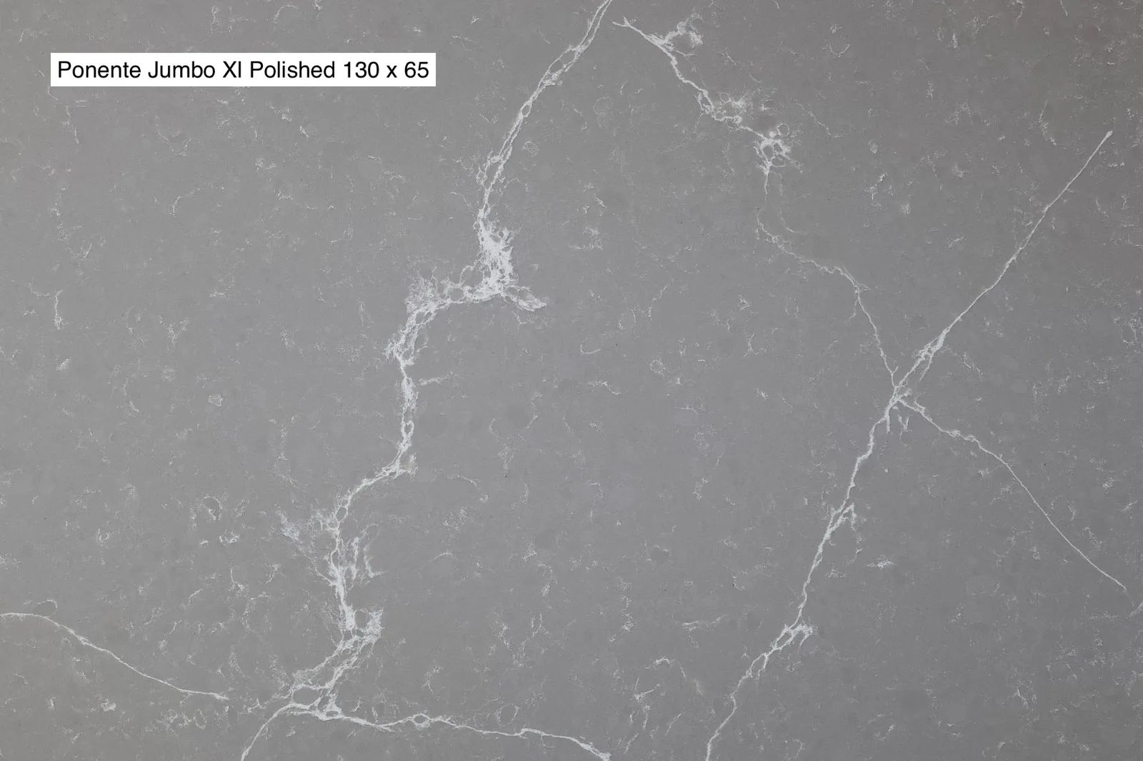 Ponente Grey Quartz Slab Photo 2