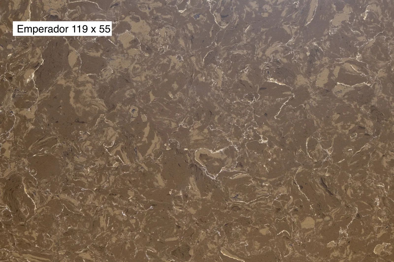 Emperador Quartz Slab Photo 2