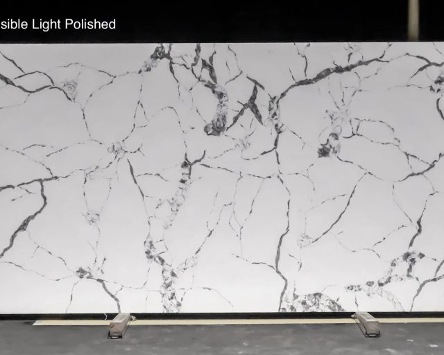 Calacatta Invisible Quartz Slab in Northridge, Los Angeles