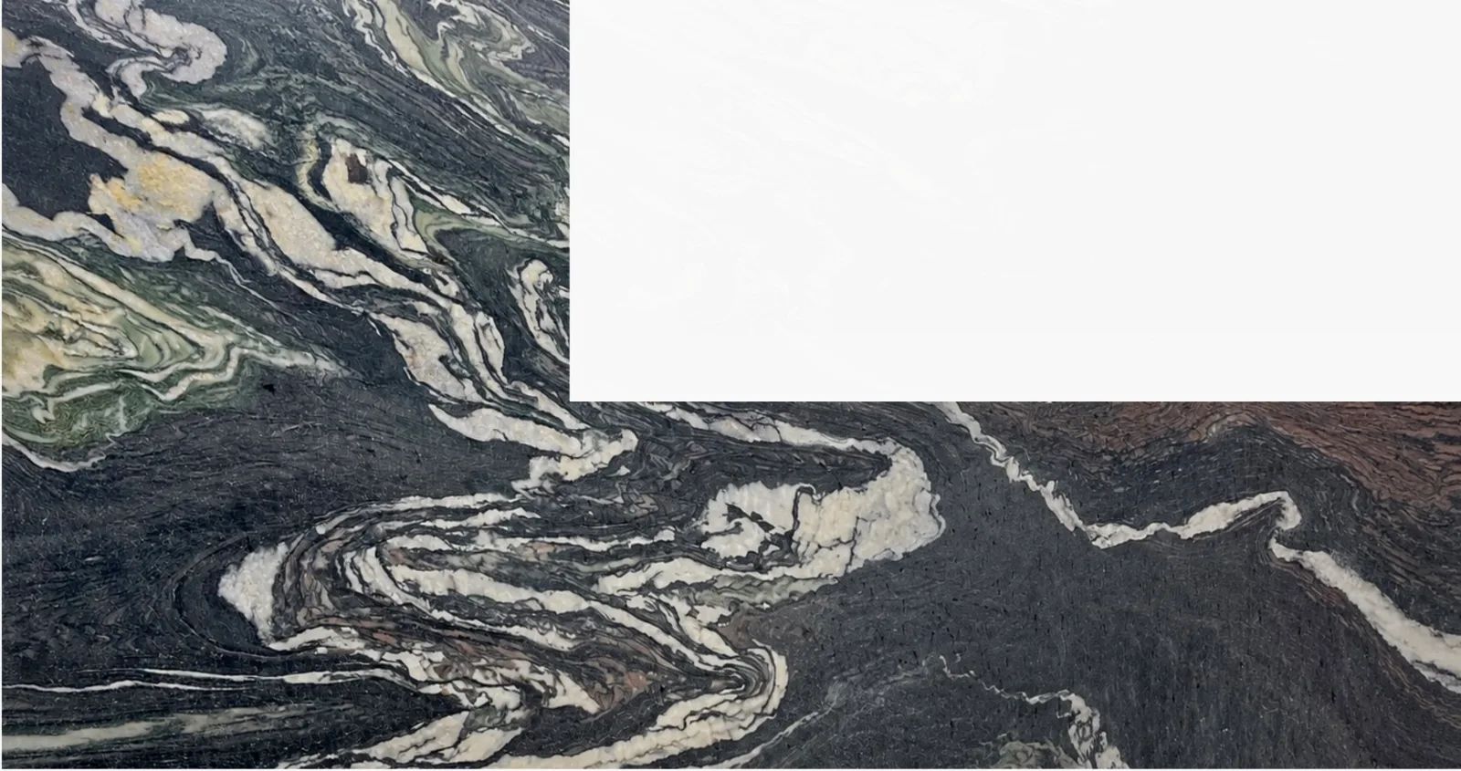 Cipollino Ondulato Quartzite Remnant in Sun Valley, Los Angeles