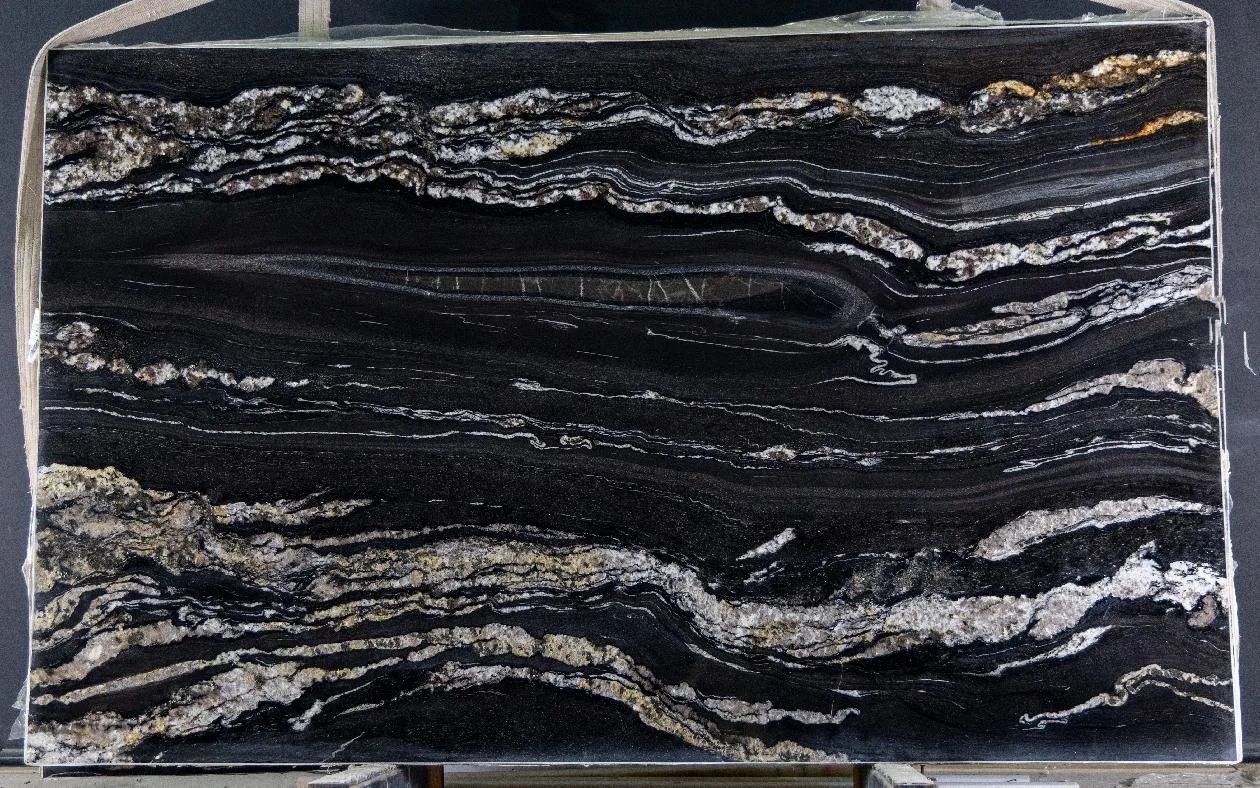 Black Fusion Granite Slab in North Hollywood, Los Angeles