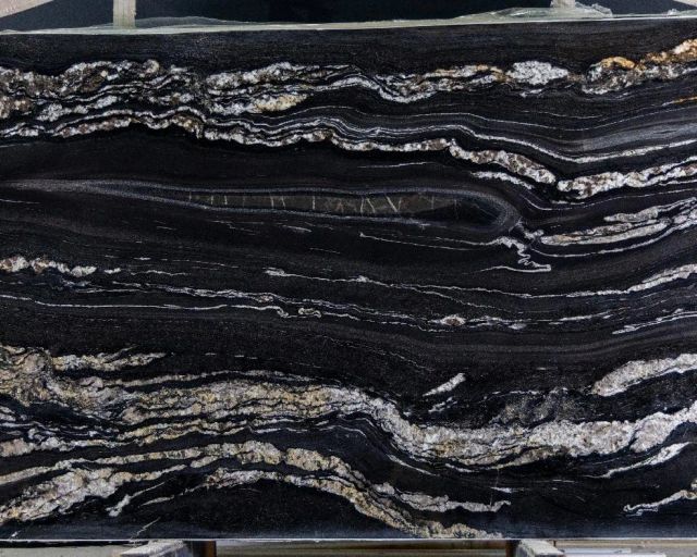 Black Fusion Granite Slab in North Hollywood, Los Angeles