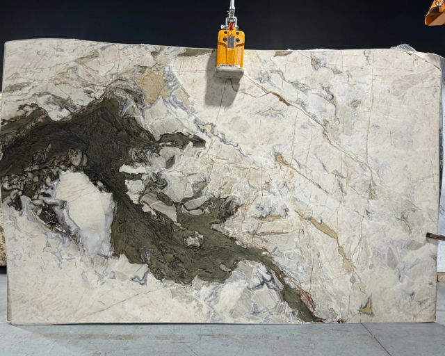 Macchia Oro Marble Slab in North Hollywood, Los Angeles