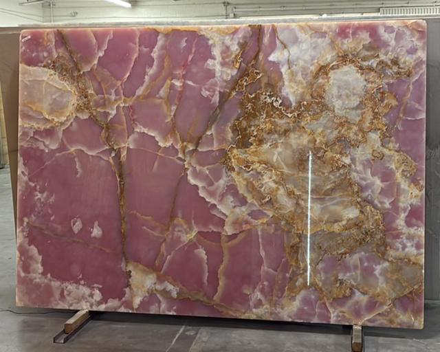 Pink Onyx Slab in North Hollywood, Los Angeles