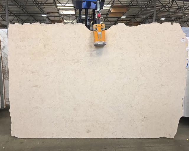 Golden Cream Giallo Atlantide Limestone Slab in Sun Valley, Los Angeles