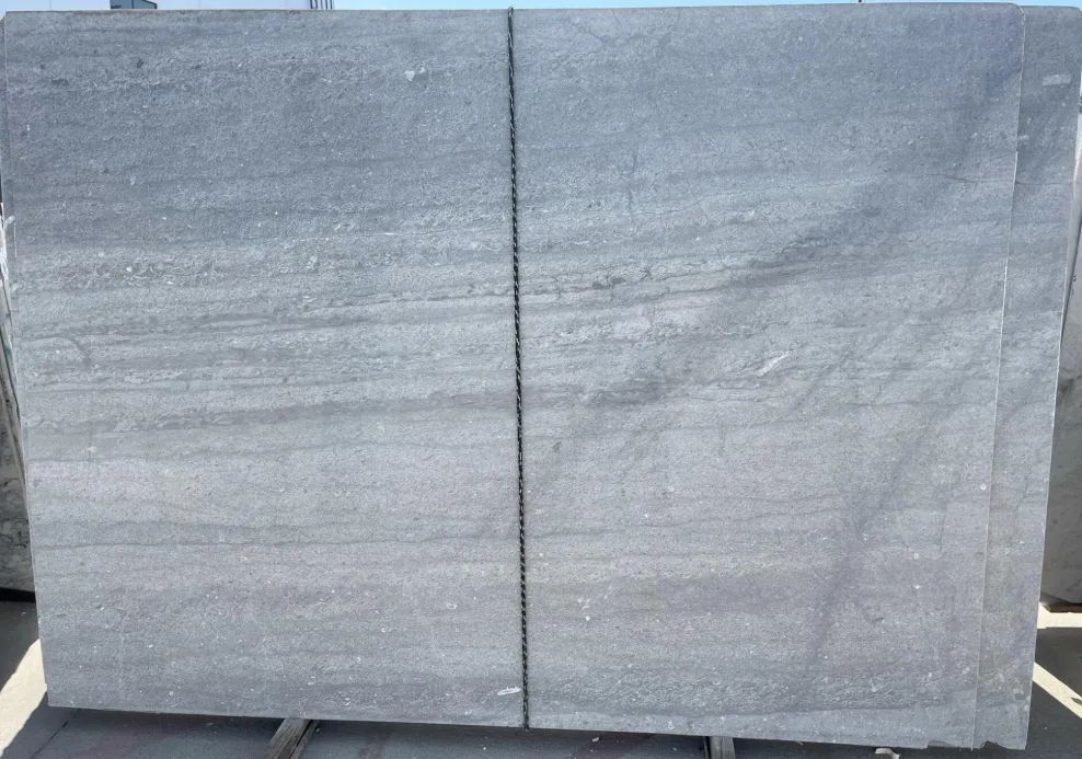Fossil Gray Marble Slab in Sun Valley, Los Angeles