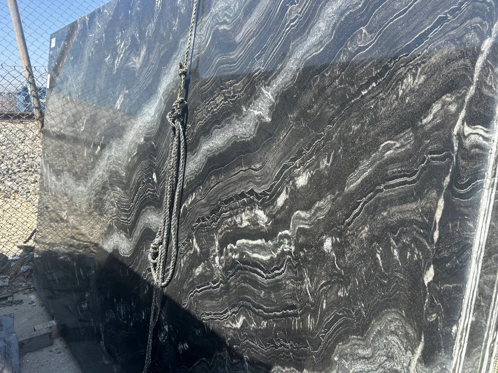 Agatha Black Quartzite Slab Photo 2
