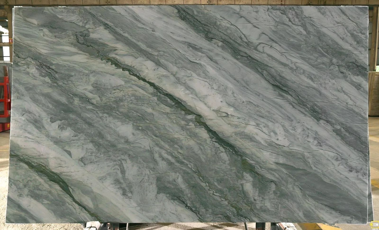 Ocean Green Quartzite Slab in Van Nuys, Los Angeles