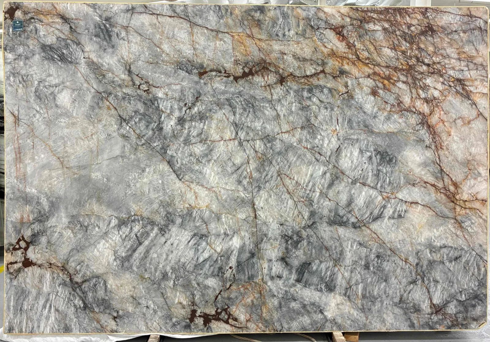 Cristallo Azure Quartzite Slab in Van Nuys, Los Angeles