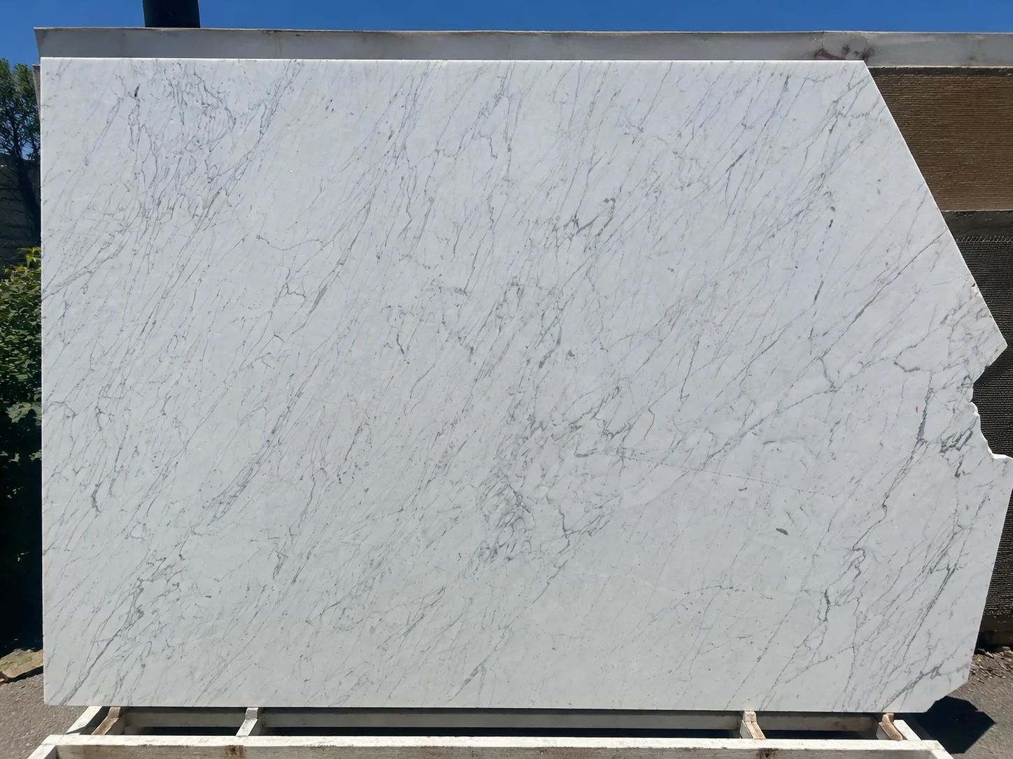 Bianco Carrara Marble Remnant in North Hollywood, Los Angeles