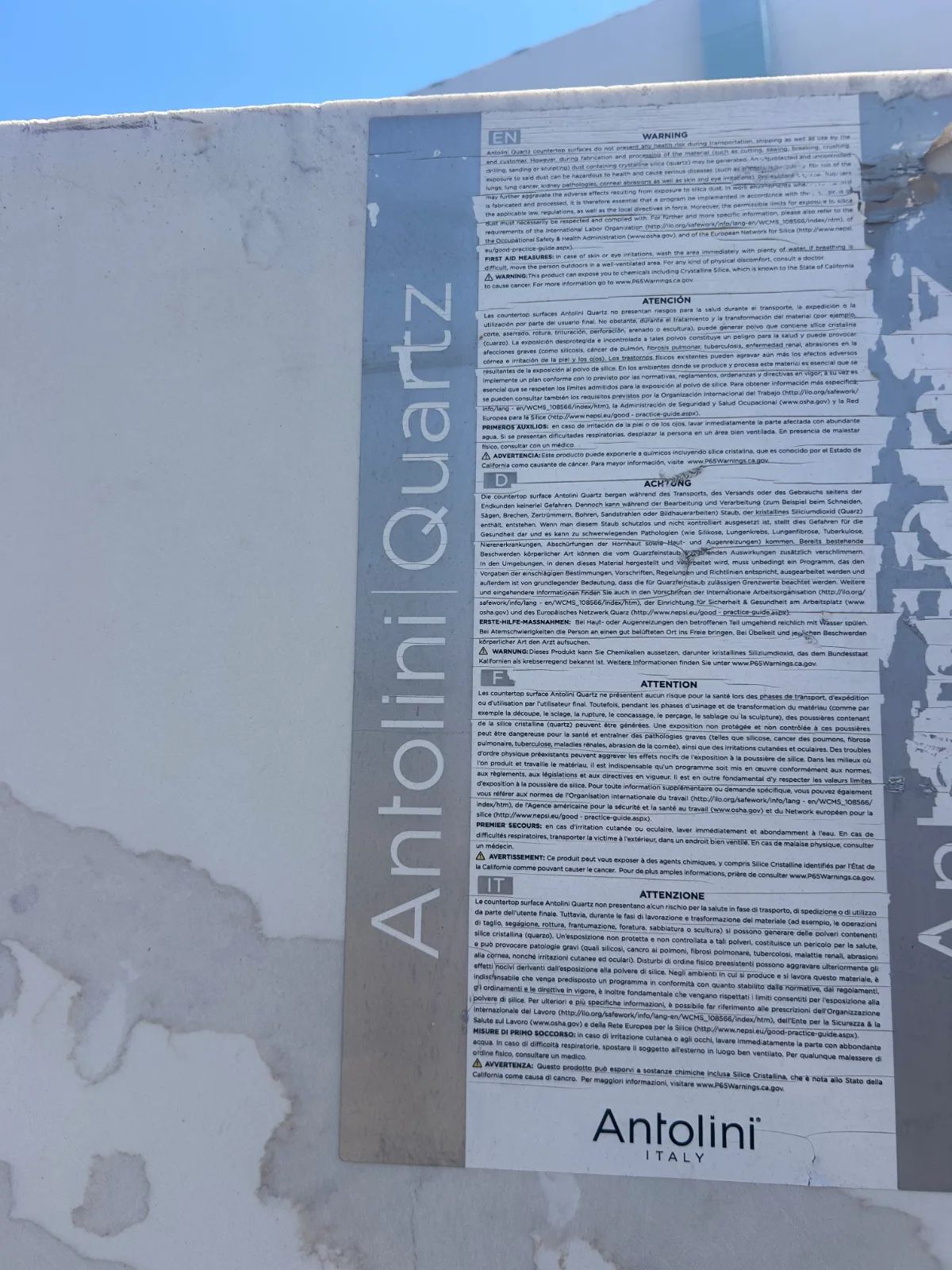 Antolini Calacatta Quartz Slab Photo 2