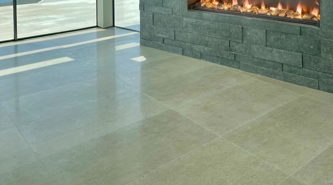 Gascogne Blue Vein Cut Limestone Slab Photo 2
