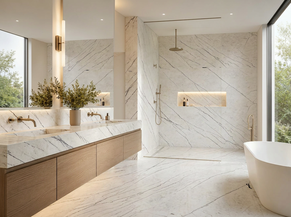 Lilac Marble — Bathroom Inspiration