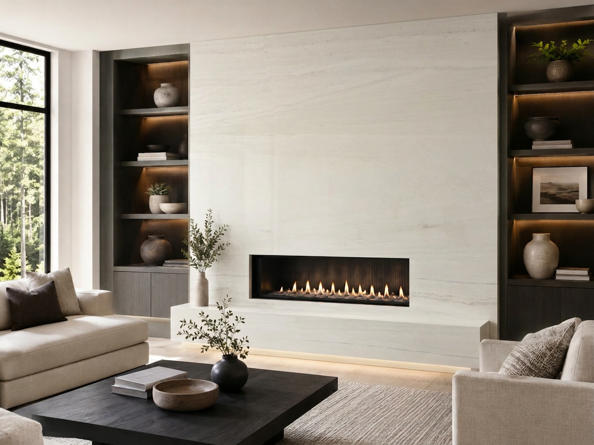 Zeus Quartzite — Fireplace Inspiration
