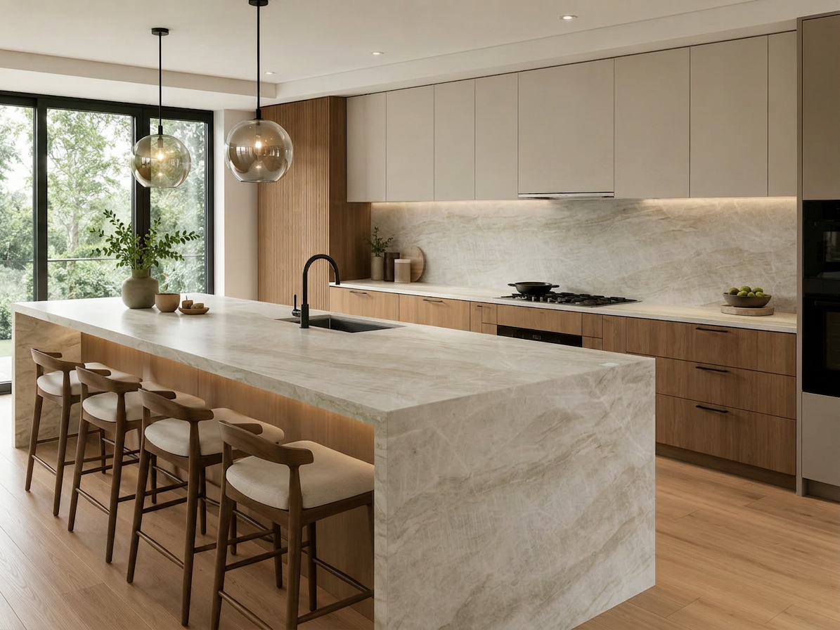 Taj Mahal- Venus Quartzite — Kitchen Inspiration