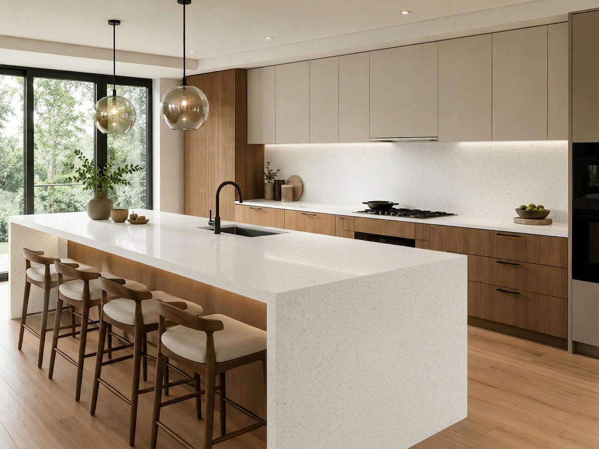 Blizzard Quartz — Kitchen Inspiration