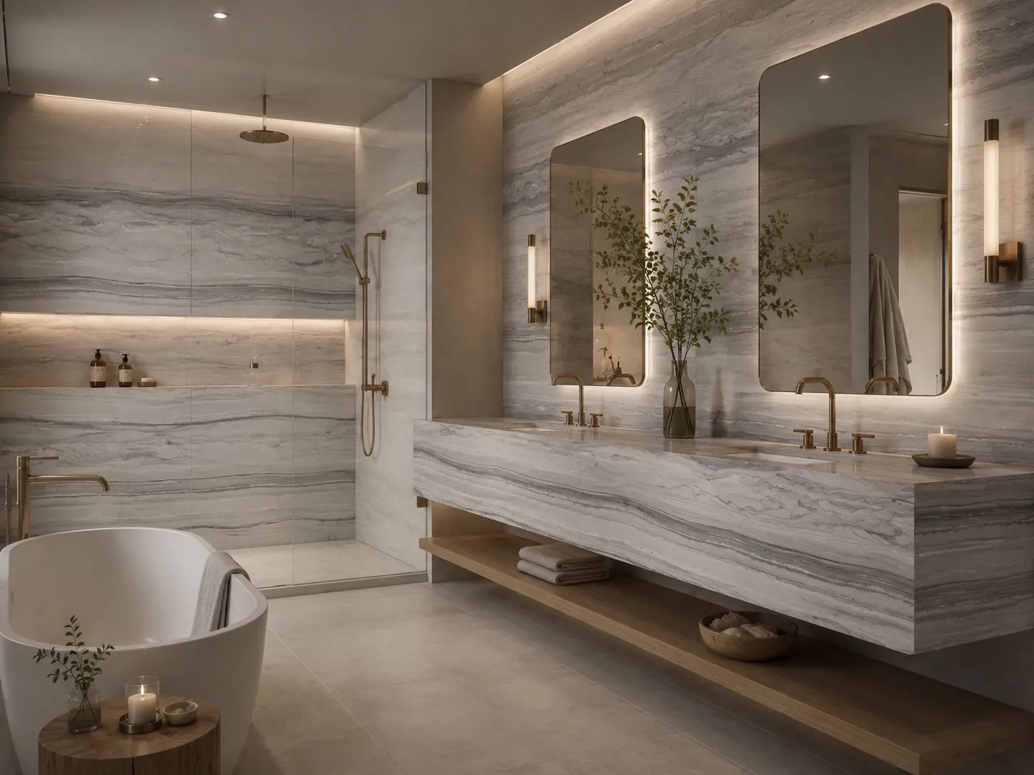 Athens Grey Marble — Bathroom Inspiration