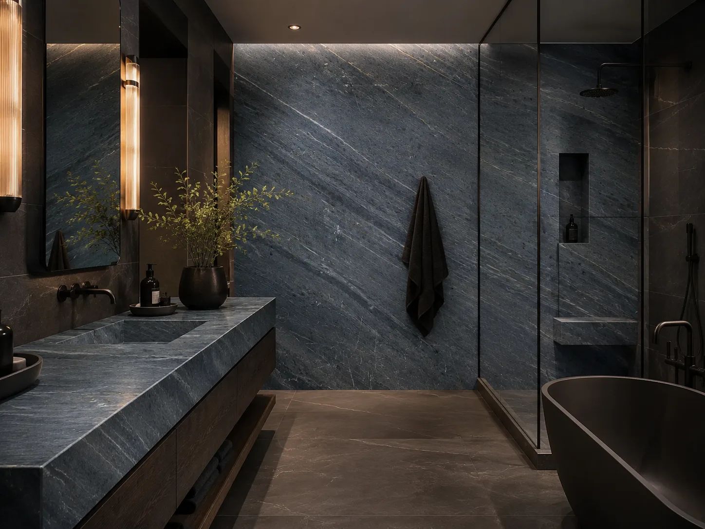 Pietra Del Cardoso Soapstone — Bathroom Inspiration