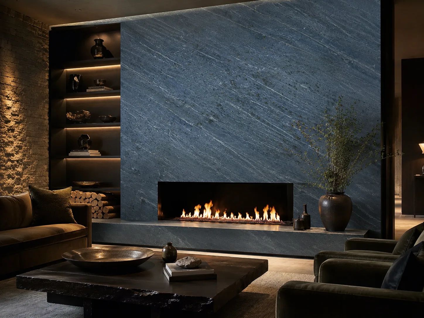 Pietra Del Cardoso Soapstone — Fireplace Inspiration