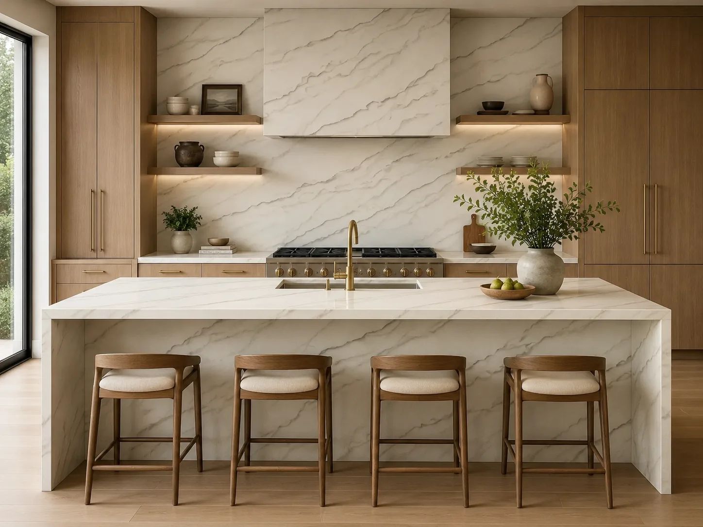 Calacatta Quartzite — Kitchen Inspiration