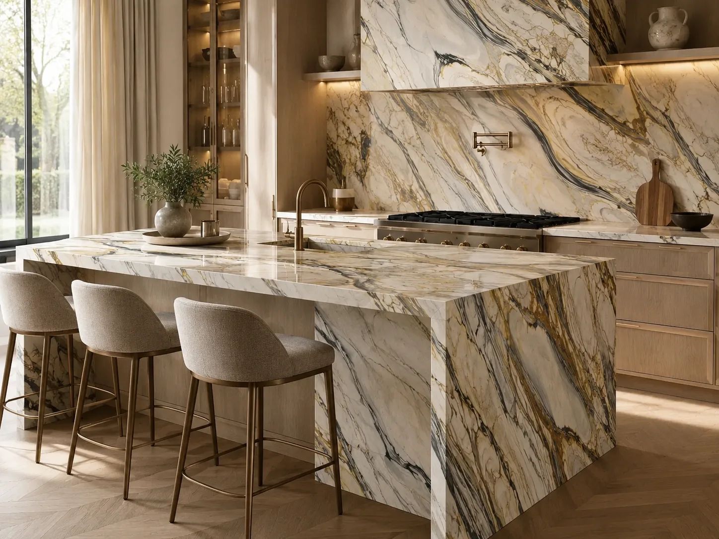 Calacatta Oyster Extra Marble — Kitchen Inspiration
