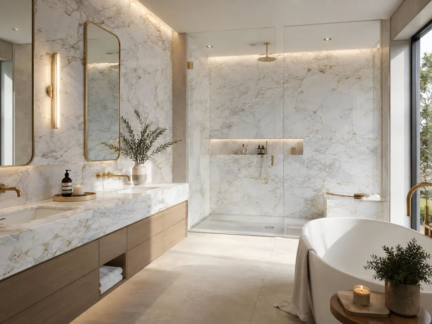 Calacatta Vagli Marble — Bathroom Inspiration