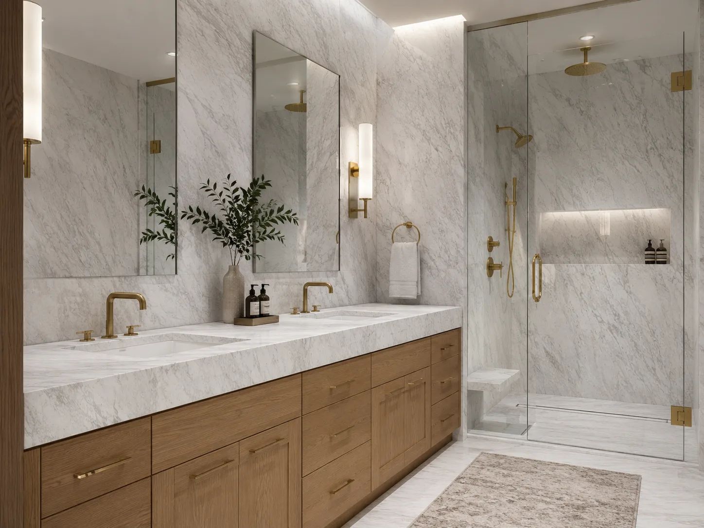Calacatta Venus Marble — Bathroom Inspiration