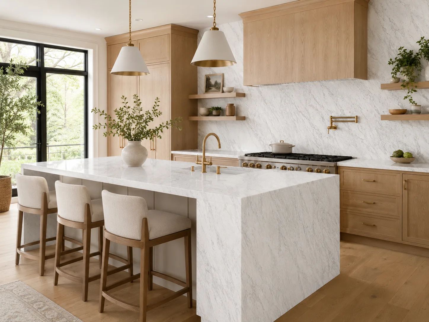 Calacatta Venus Marble — Kitchen Inspiration