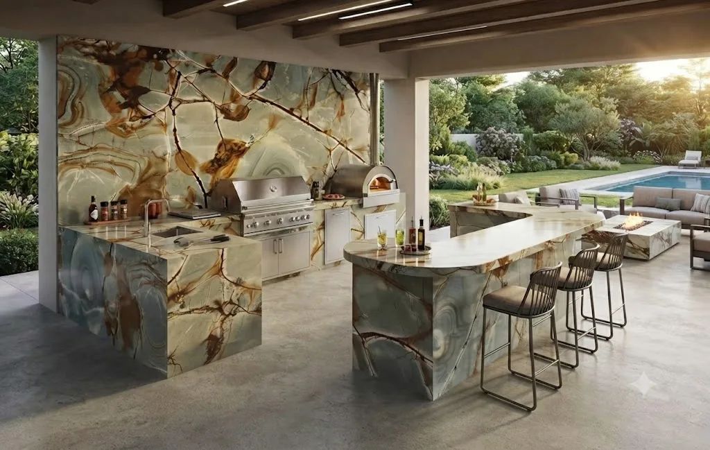 Blue Roma Quartzite — Outdoor Inspiration