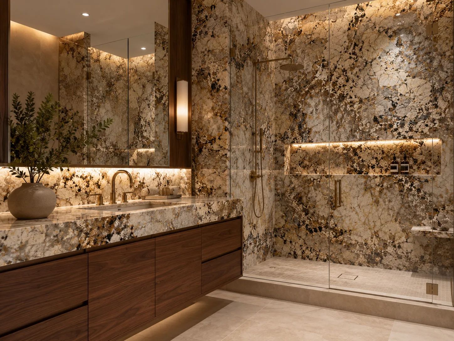 Patagonia Quartzite — Bathroom Inspiration