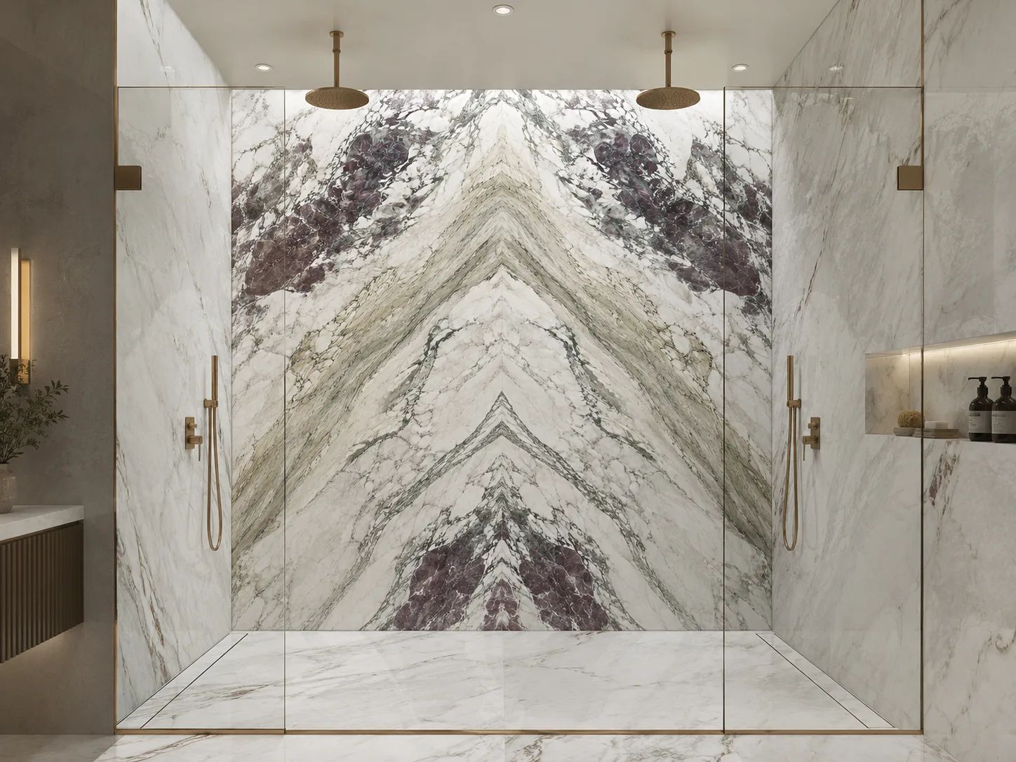 Breccia Capraia Supreme Marble — Bathroom Inspiration