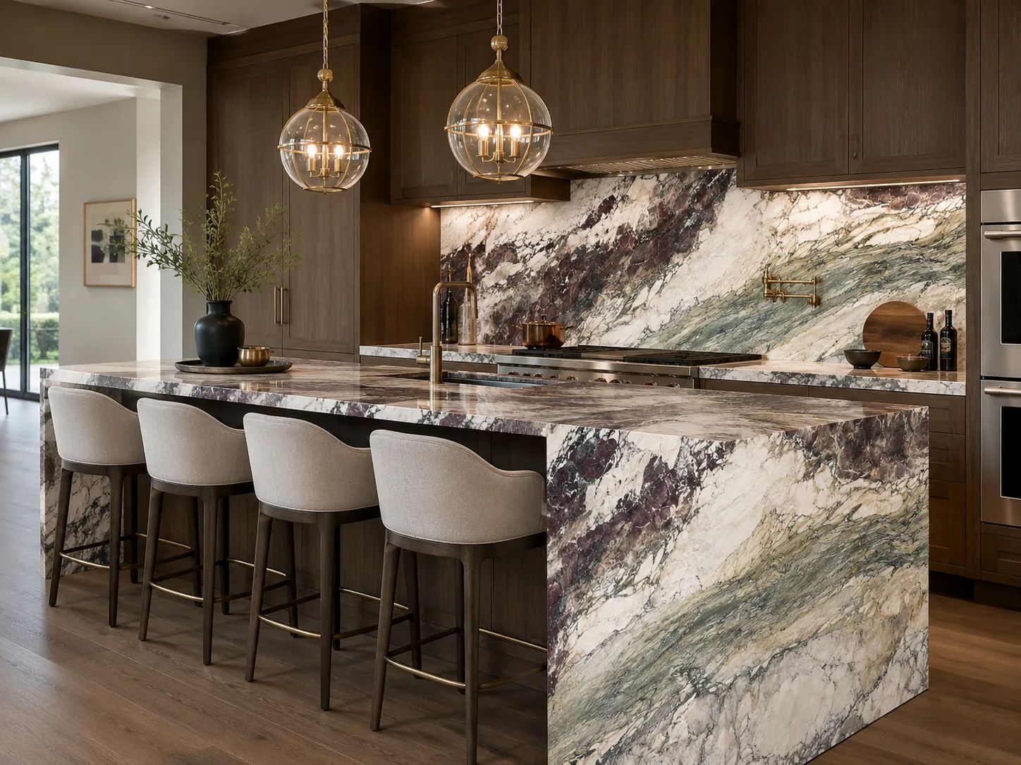 Breccia Capraia Supreme Marble — Kitchen Inspiration