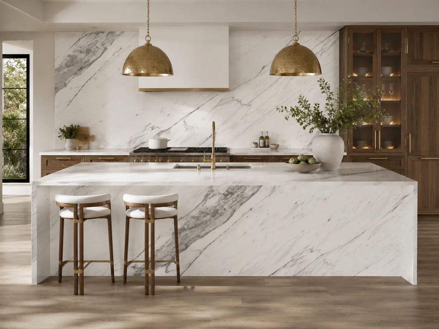 Calacatta Michelangelo Marble — Kitchen Inspiration
