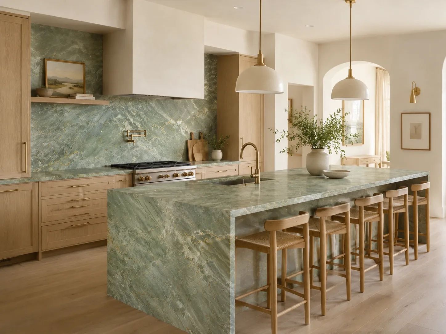 Emerald Jade - Green Quartzite — Kitchen Inspiration