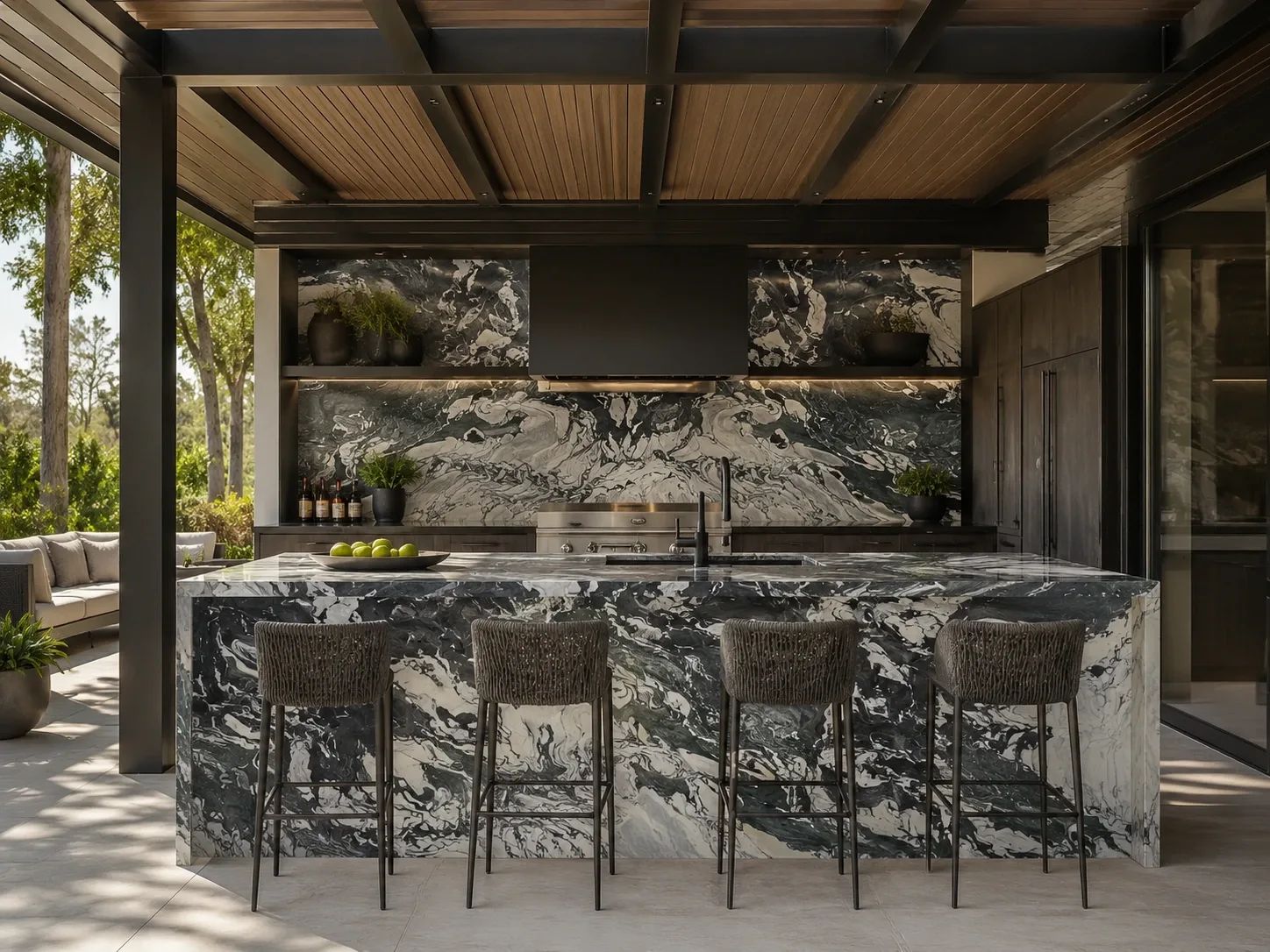 Calacatta Viola Marble — Outdoor Inspiration