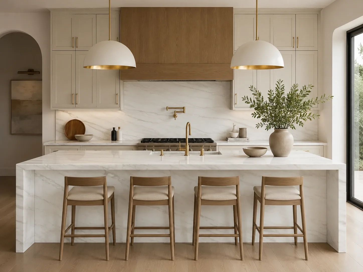 Luce Di Luna 1st. Choice Quartzite — Kitchen Inspiration